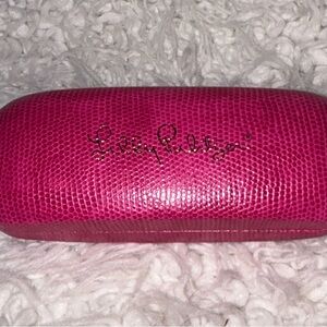 50%offw❤️ Lilly Pulitzer pink Glasses Case HG004